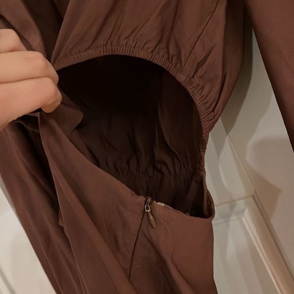 L.N.C. cut out brown dress size large - Picture 2 of 4